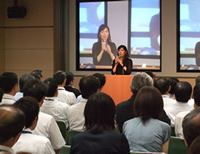 武田美保　講演風景