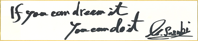 鈴木政次の名言・格言「If you can dream it, you can do it.(夢見ることができれば叶えられる)」
