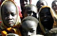 アフリカ、スーダンの子どもたち