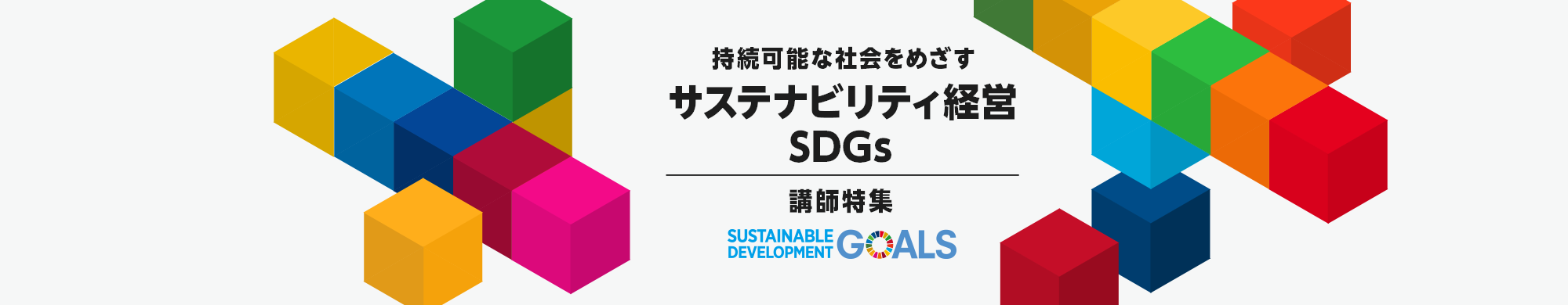 サステナビリティ経営・SDGs講師特集